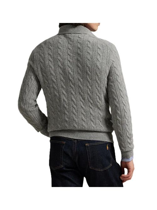 longsleeve pullover grigio Polo Ralph Lauren | 710-974165-002FAWN GREY HEATHER